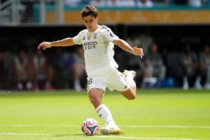 身价1500万！阿斯：皇马前锋贡萨洛在西班牙U21破门，打破进球荒