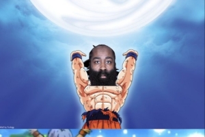 对抗魔王😂美媒晒图：哈登全力阻止雷霆首轮Top3 其他球迷支持