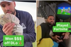 完美的一天！克莱教女友打球+赚水拉零钱+玩堡垒之夜