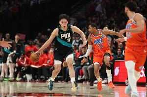 开拓者媒体人：费舍尔说球队想让杨瀚森来组织 只是他还不能胜任